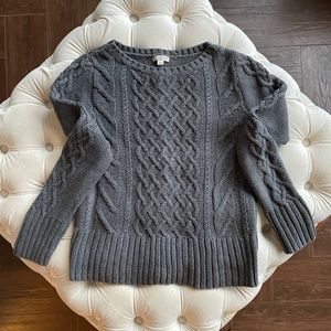 Gap - Cable Knit Sweater - Dark Gray - XS